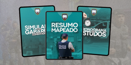 PM ES: Resumo Mapeado + Simulado com Gabarito + Cronograma de Estudos