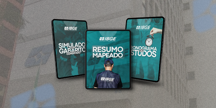 IBGE: Resumo Mapeado + Simulado com Gabarito Comentado + Cronograma de Estudos